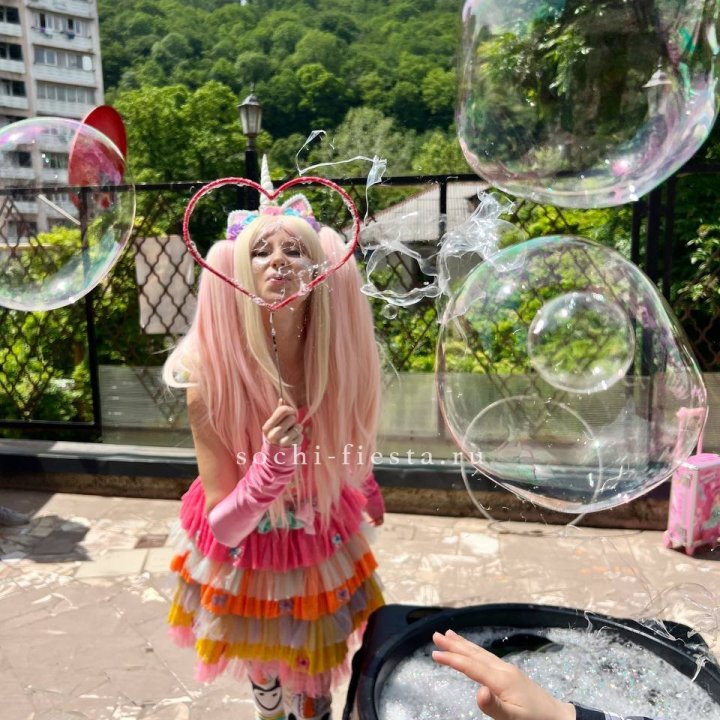 Шоу мыльных пузырей в Дзержинске