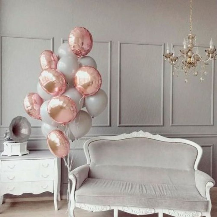 Фонтан шаров "Софт рози" в Дзержинске