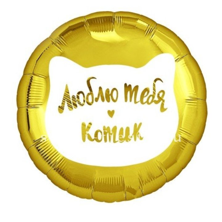 Фольгированный шар "Люблю тебя, Котик" в Дзержинске