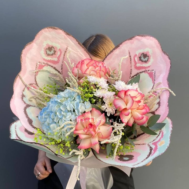 Дизайнерский букет бабочка №5 в Дзержинске