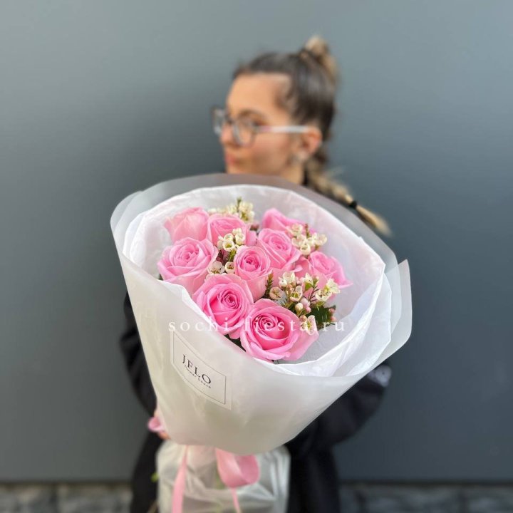 Букет розовых роз  в Дзержинске