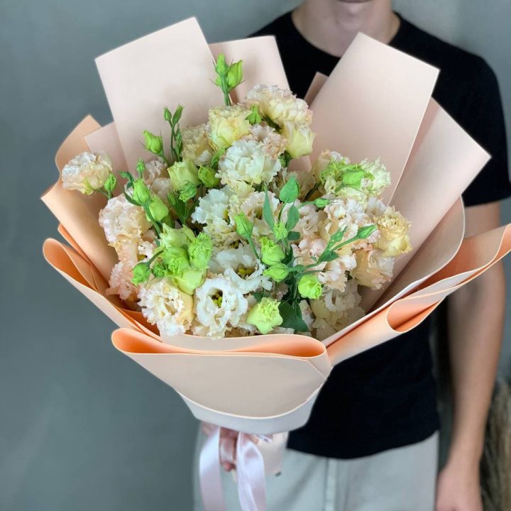 Букет эустом "Крем" в Дзержинске