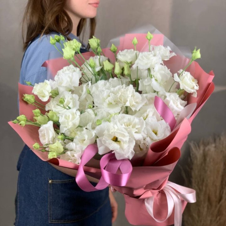 Букет эустом "Пудра" в Дзержинске