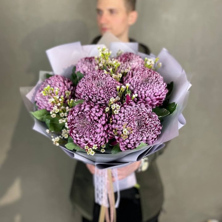 Букет хризантем "Палермо" в Дзержинске