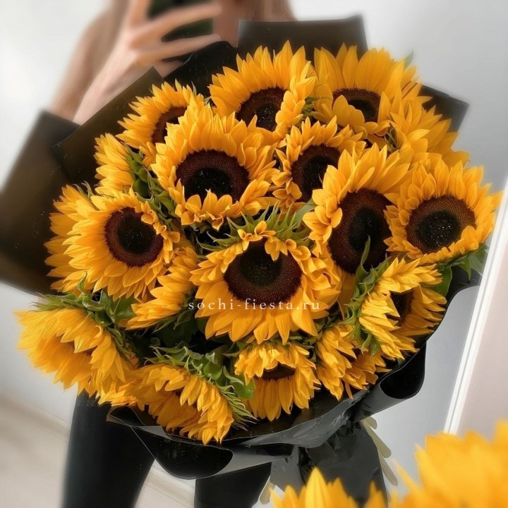 Букет подсолнухов "Гига" в Дзержинске