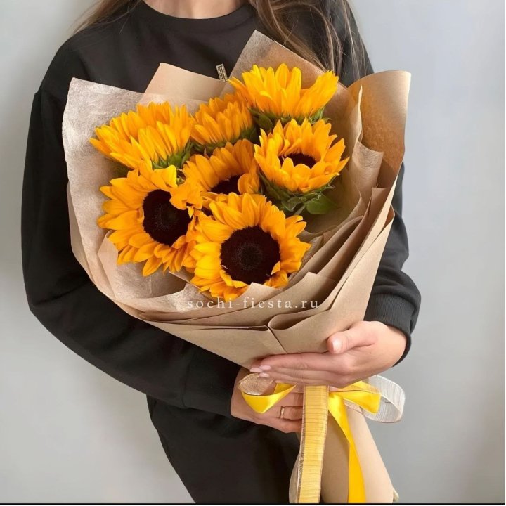 Букет из подсолнухов в Дзержинске