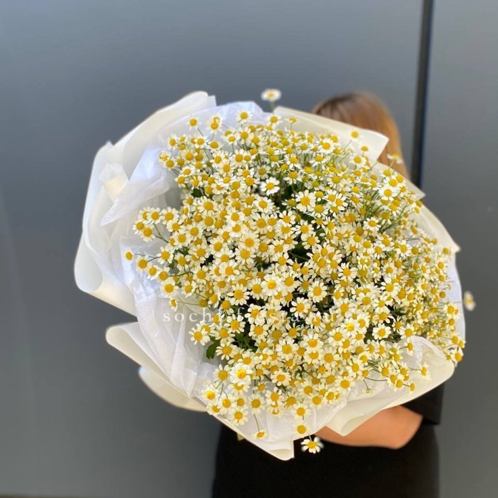 Букет ромашек "Фемели" в Дзержинске