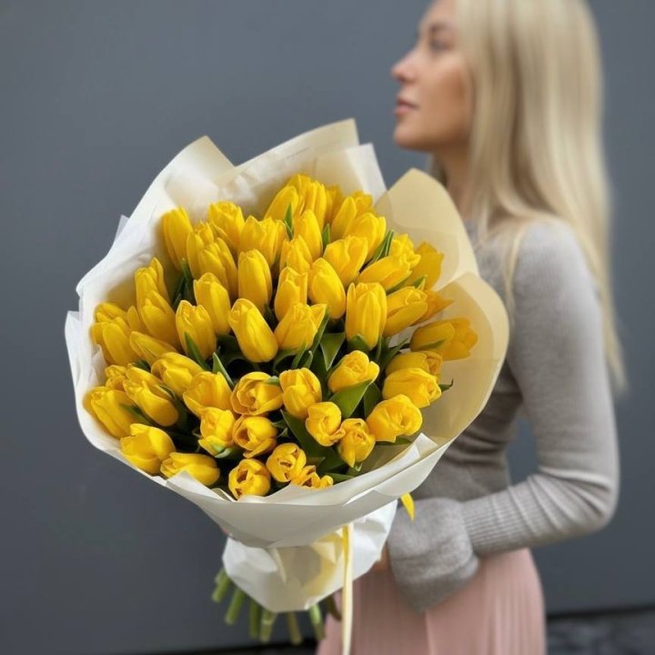 51 желтый тюльпан в Дзержинске