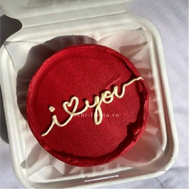 Бенто-торт "Я тебя люблю бесконечно" в Дзержинске