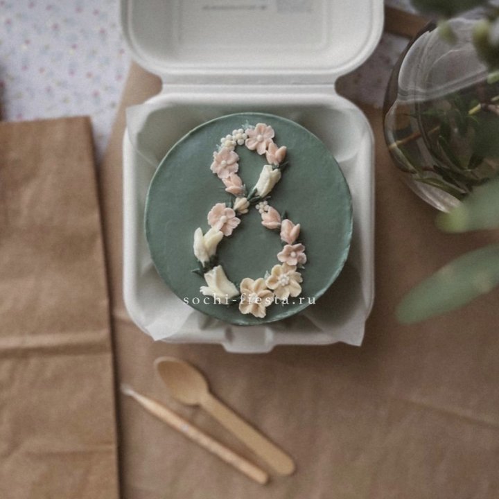 Бенто-торт "8 марта" green  в Дзержинске