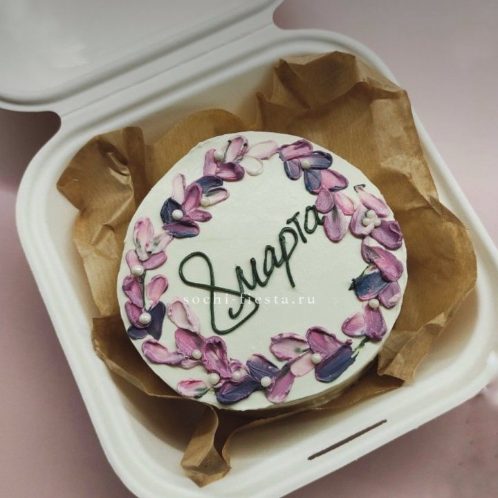 Бенто-торт "8 марта цветы"  в Дзержинске