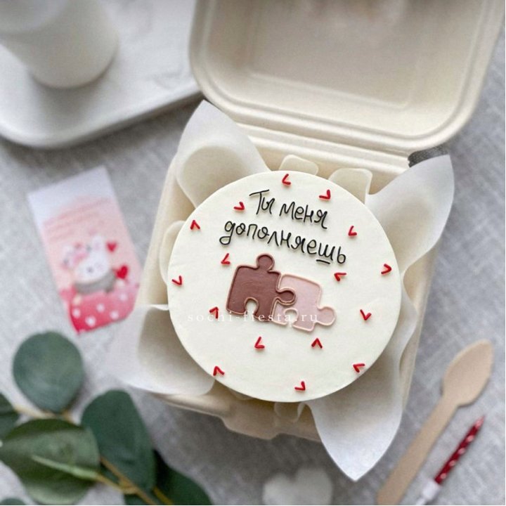 Бенто-торт "ТЫ меня дополняешь"  в Дзержинске