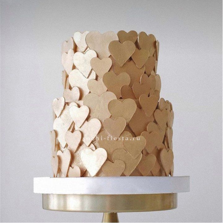 Торт "Hearts" gold в Дзержинске