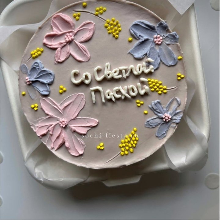 Бенто-торт "Светлой Пасхи" 3 в Дзержинске