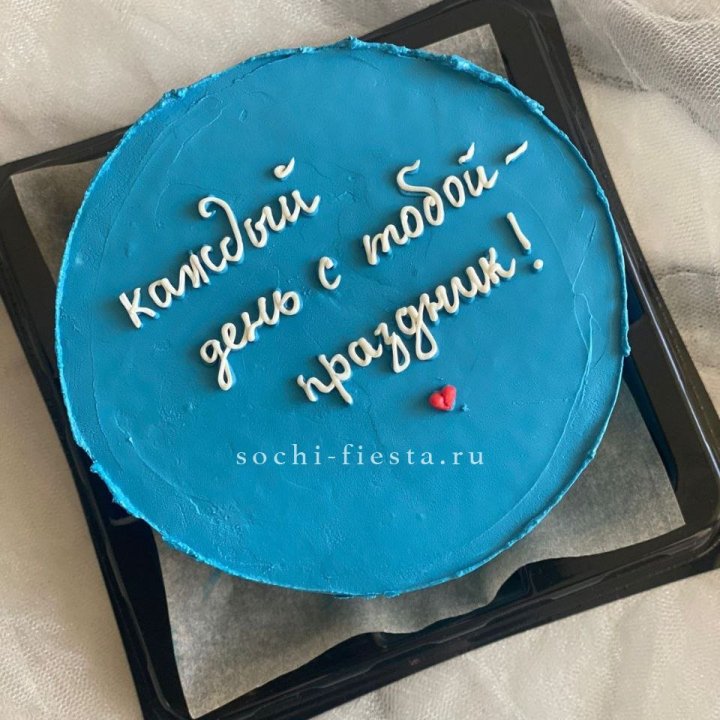 Бенто-торт "Каждый день с тобой праздник"  в Дзержинске