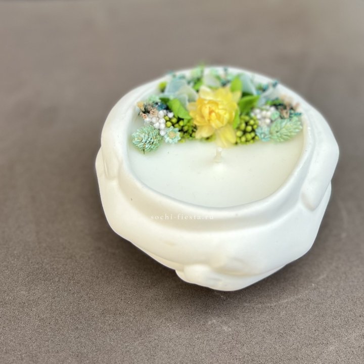 Свеча ароматическая в гипсе Руки в Дзержинске