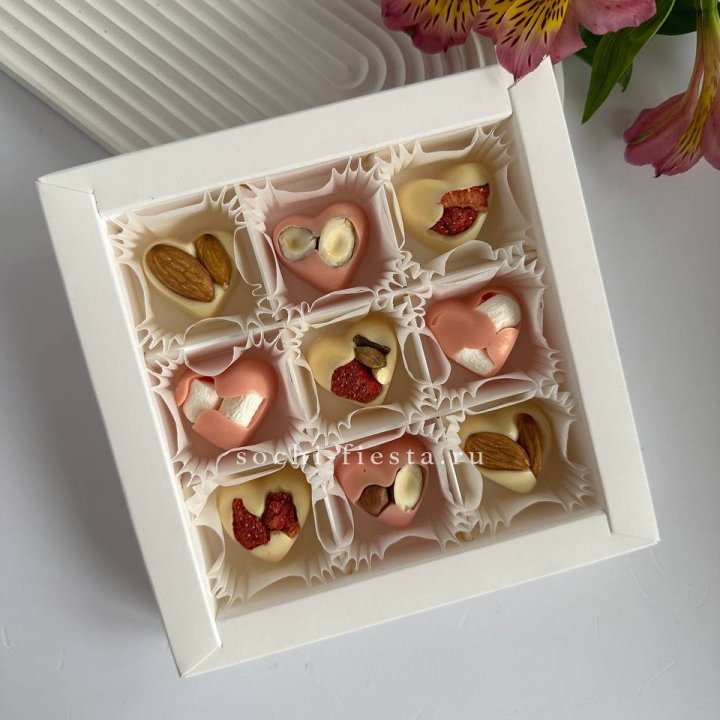 Набор конфет из бельгийского шоколада Сердца в Дзержинске