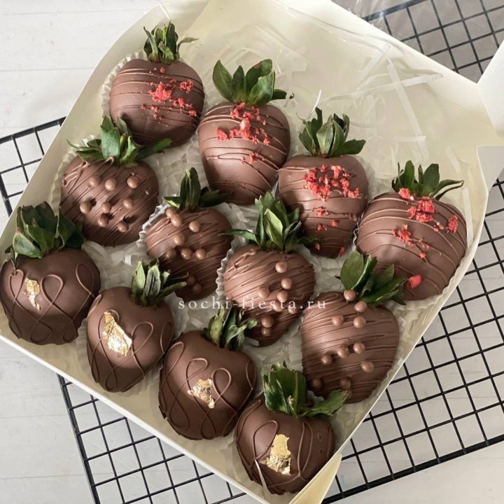 Клубника в шоколаде 12 ягод в Дзержинске