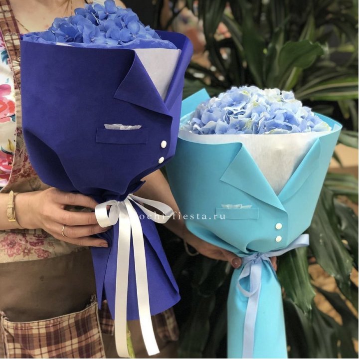 Букет с гортензией с пиджаком в Дзержинске