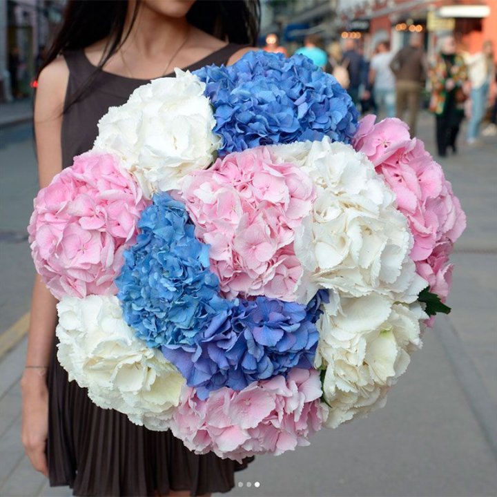 Букет гортензий "Инь-Янь" в Дзержинске