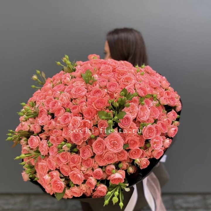 101 кустовая роза Барбадос в Дзержинске