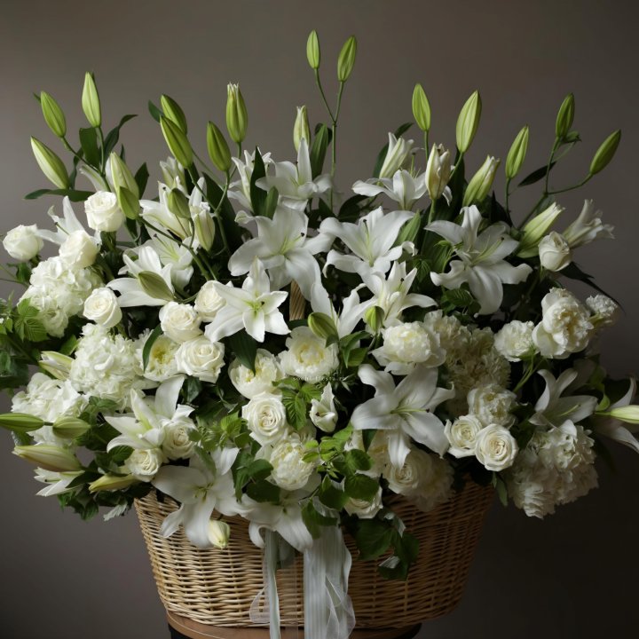 Цветочная корзина макси №3 в Дзержинске