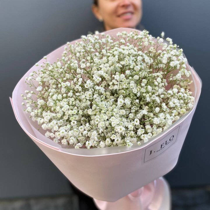 11 белых гипсофил в фоамиране в Дзержинске