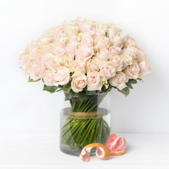 101 кремовая роза в Дзержинске