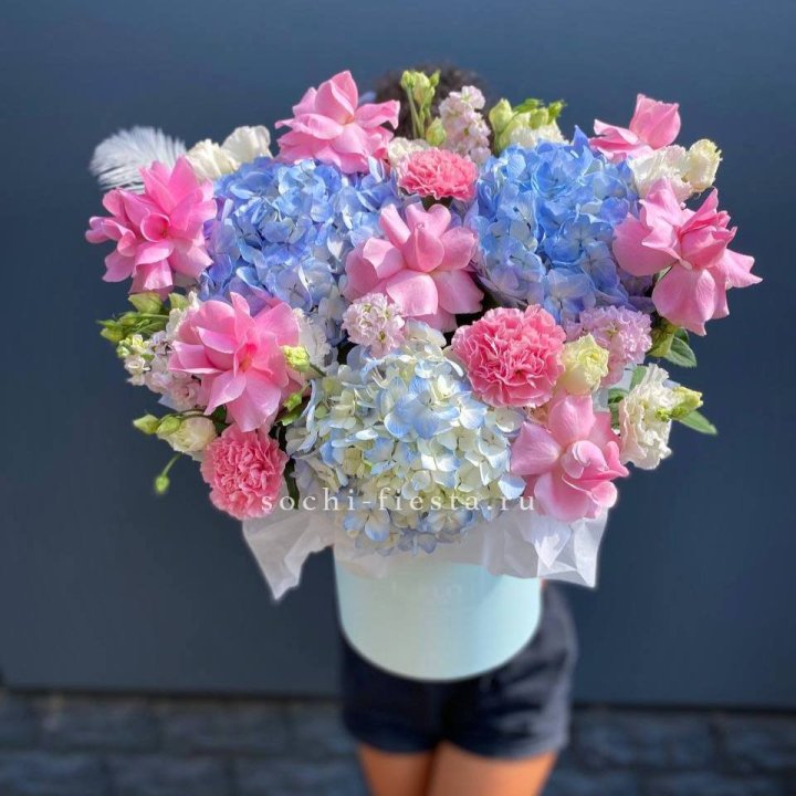 Коробка с цветами "Лемия" в Дзержинске