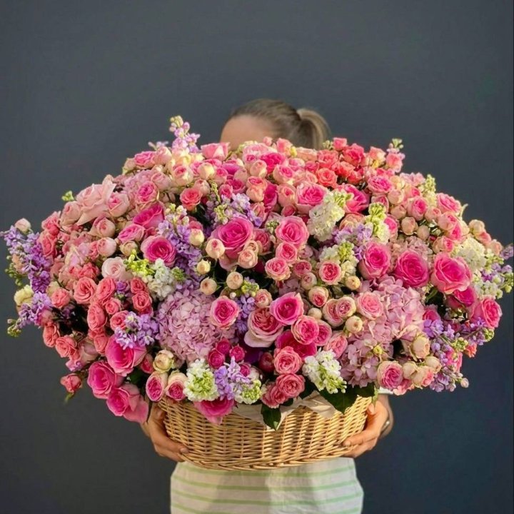 Цветочная корзина гигант №5 в Дзержинске