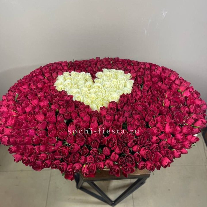 501 роза в корзине в Дзержинске
