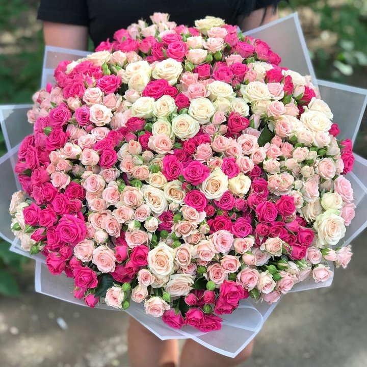 101 кустовая роза в Дзержинске