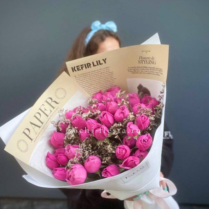 Пионовидные розы баблс №3 в Дзержинске