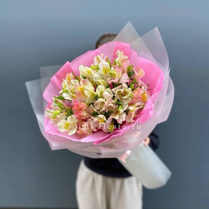 букет альстромерий "Черри" в Дзержинске