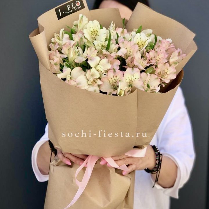 17  альстромерий в крафте в Дзержинске