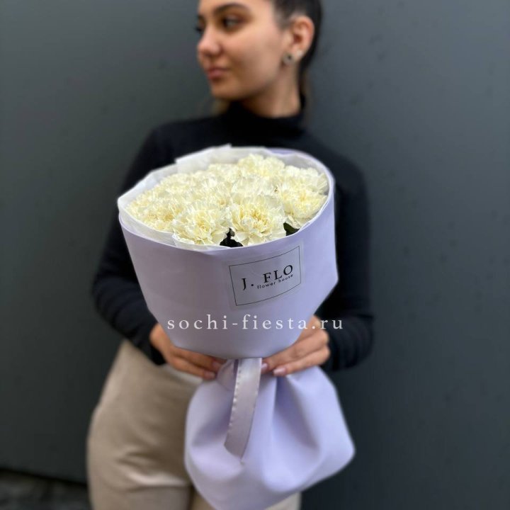 Букет белых диантусов в Дзержинске