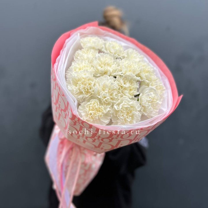 Белые диантусы №2 в Дзержинске