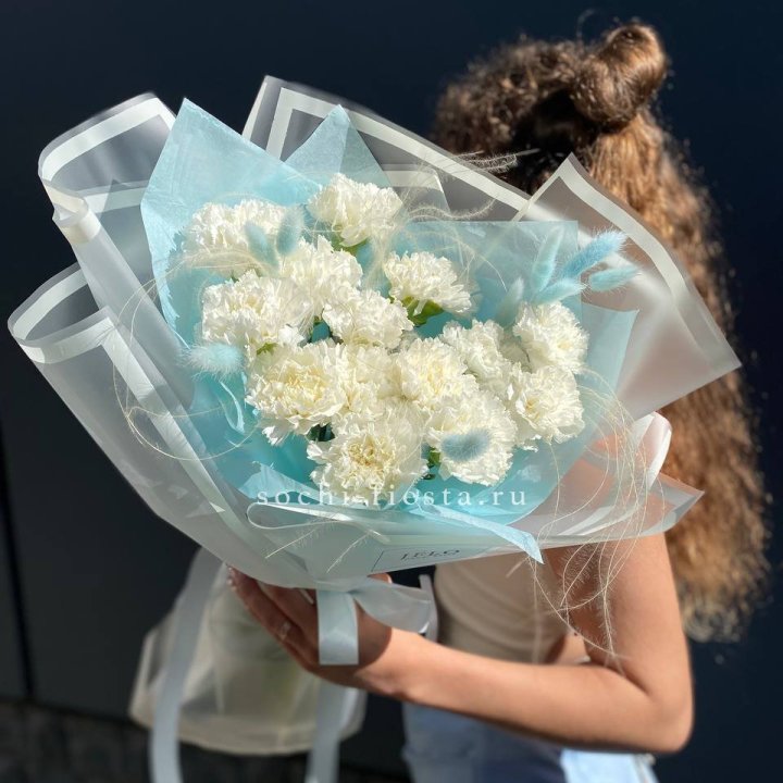 Воздушный букет из диантусов  в Дзержинске