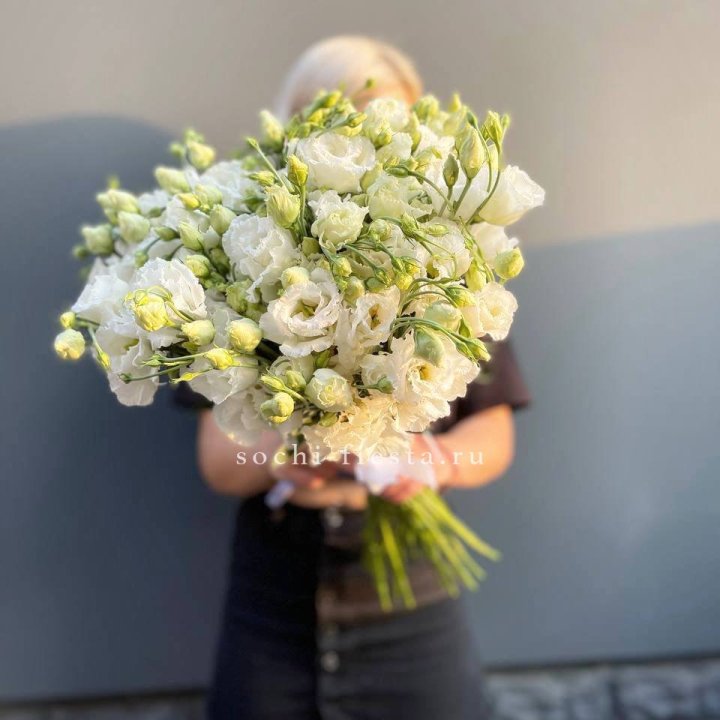 Букет эустом под ленту  в Дзержинске