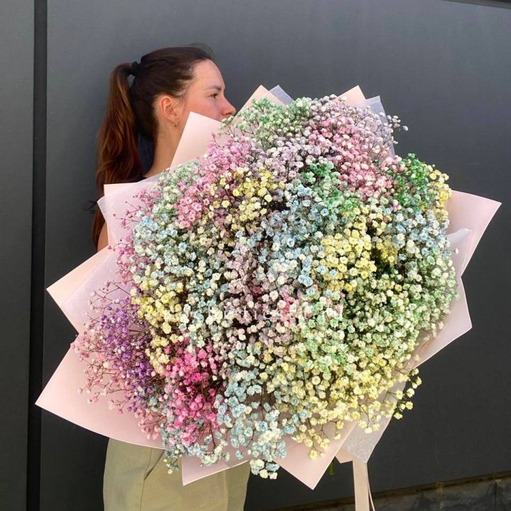 Пышный букет из гипсофил  в Дзержинске