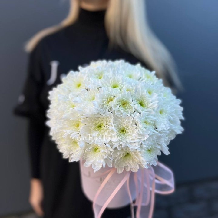 Коробка с хризантемами №1 в Дзержинске