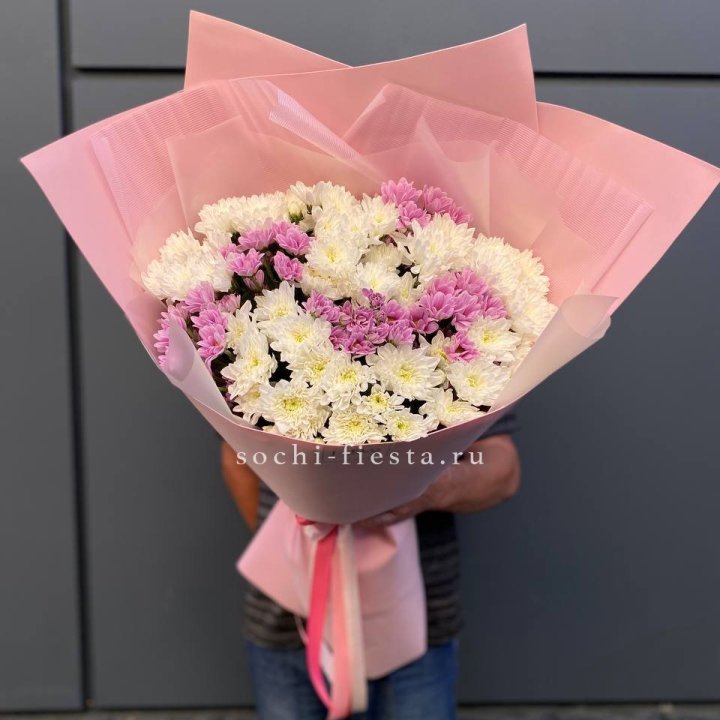  Букет хризантем- гигант  в Дзержинске