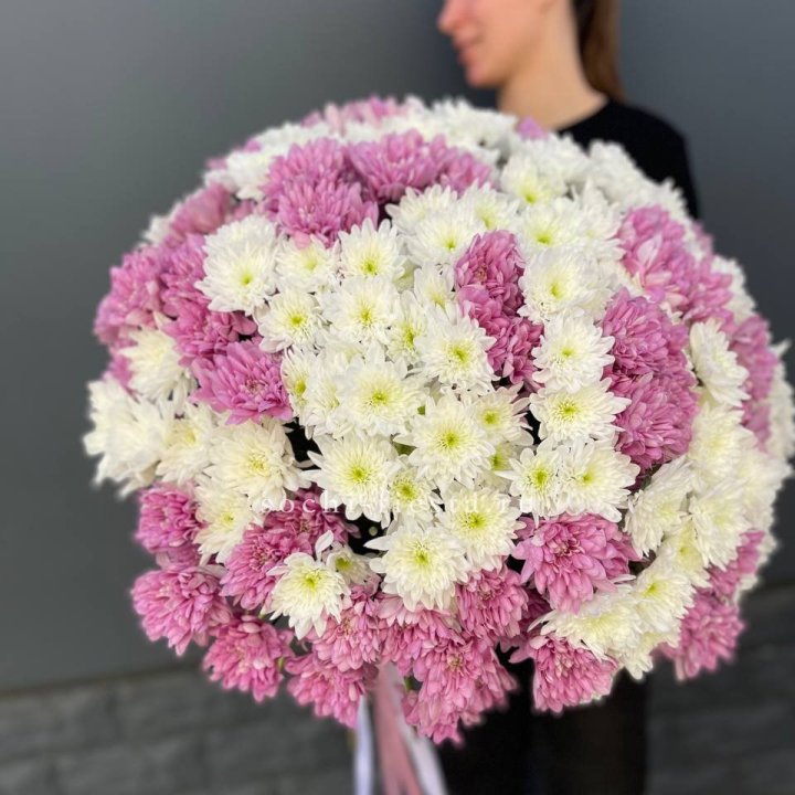  Букет 25 хризантем микс в Дзержинске