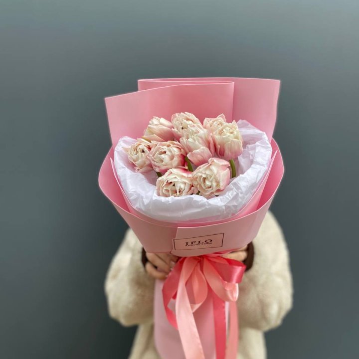 9 нежных тюльпанов в Дзержинске