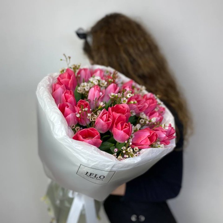 Дуо тюльпаны с хамелациумом в Дзержинске