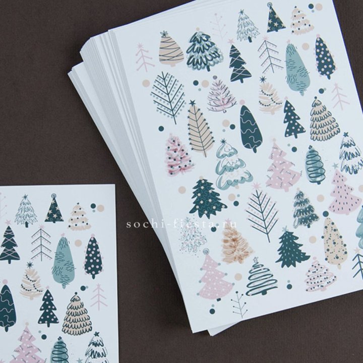 Открытка к букету "Елки" в Дзержинске