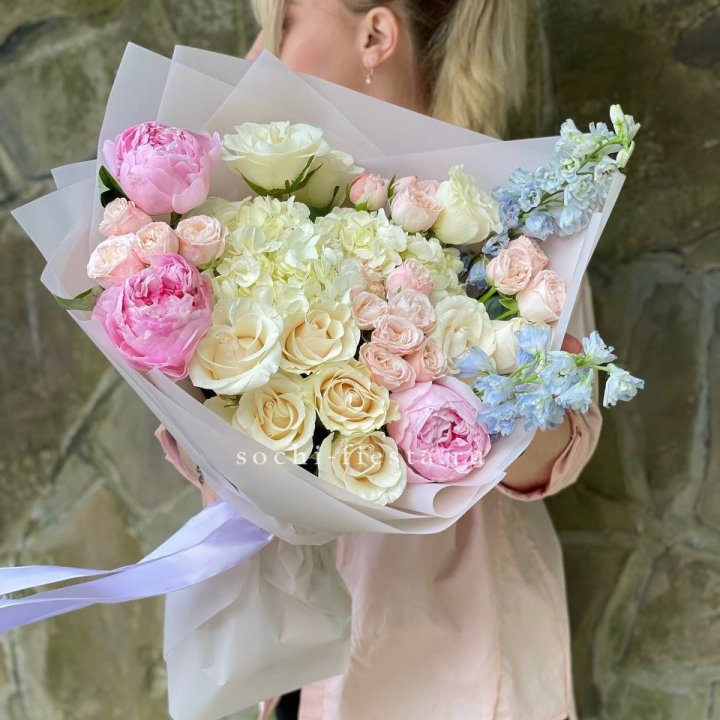 Букет с пионами "Богема" в Дзержинске