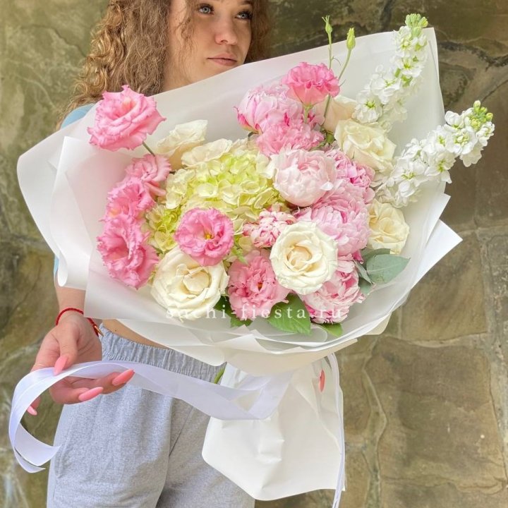 Букет с пионами №3 в Дзержинске