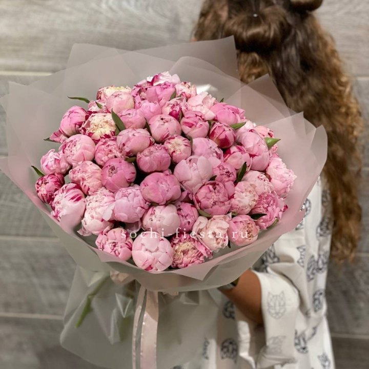 51 розовый пион в Дзержинске