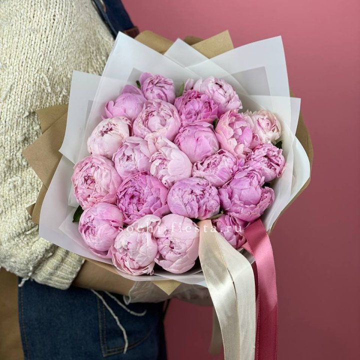 Букет из 21 пионов в Дзержинске